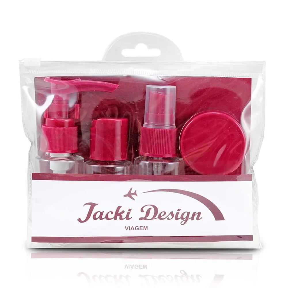 Kit De Frascos Para Viagem De 7 Peças Vinho