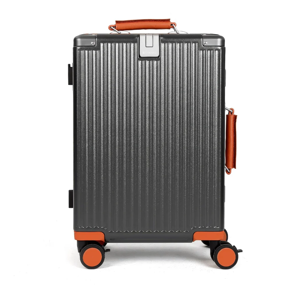 Mala De Viagem Pequena De Bordo 10 Kg Policarbonato Capri Maloa Chumbo