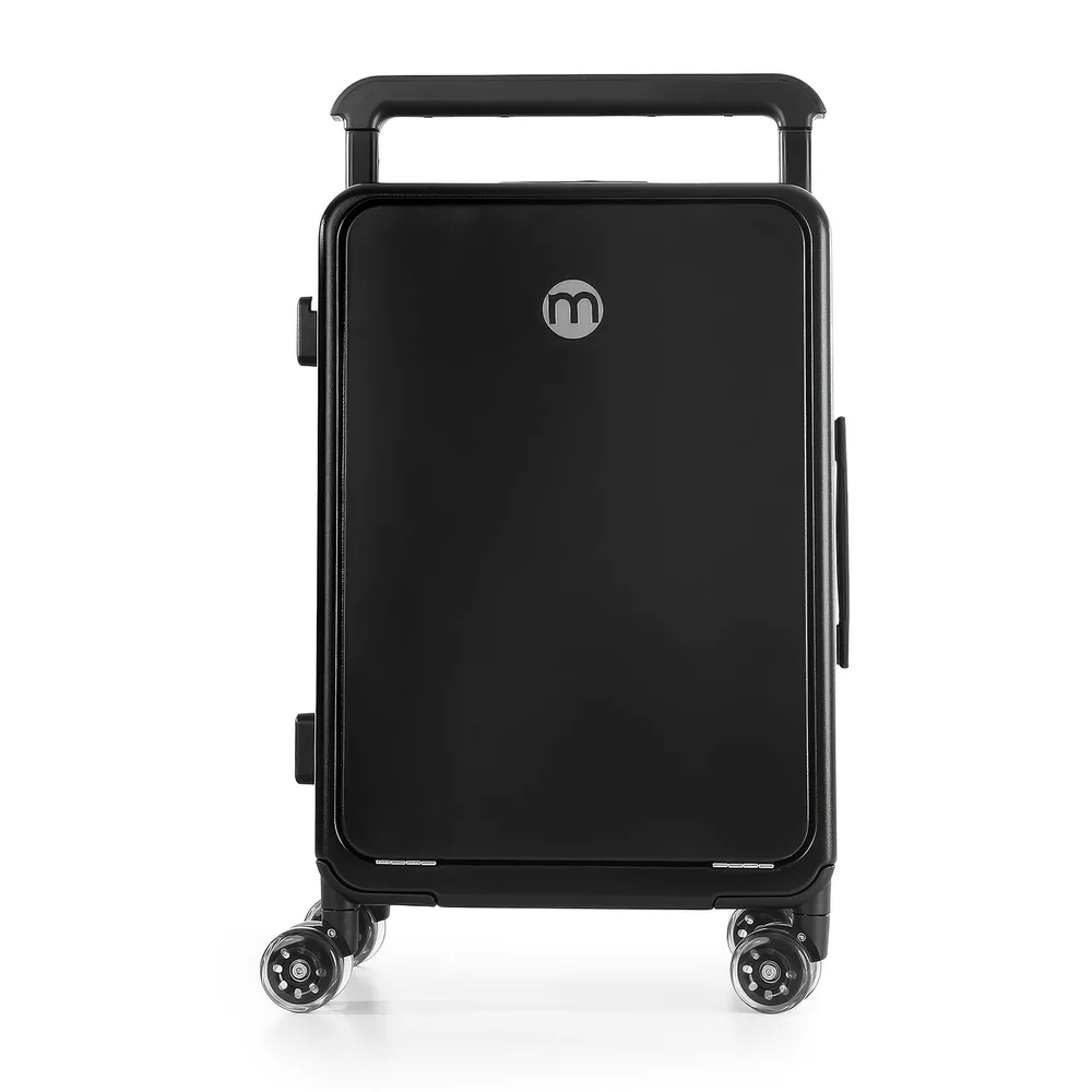 Mala De Viagem Pequena De Bordo 10 Kg Policarbonato Chicago Maloa Preto