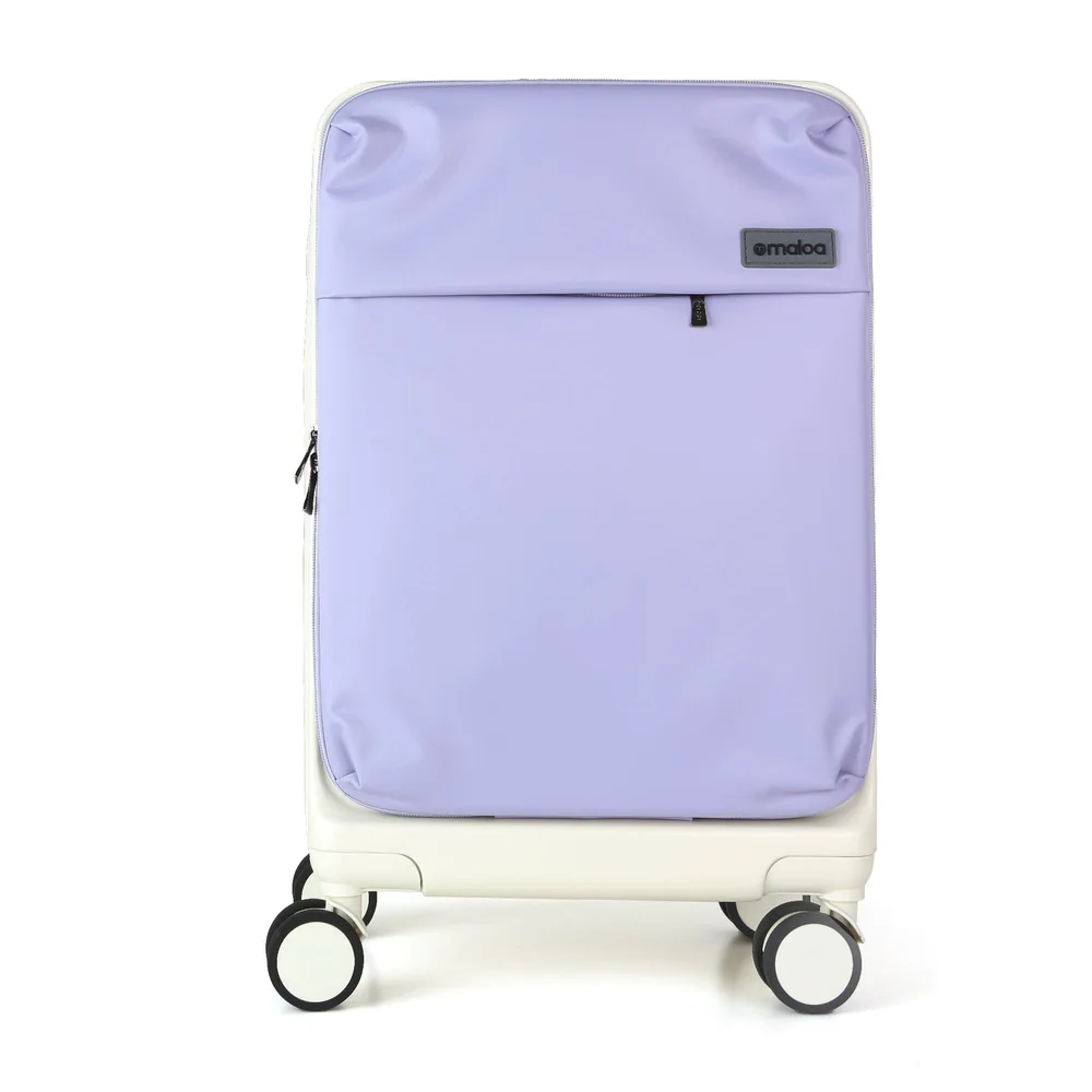 Mala De Viagem Pequena De Bordo 10 Kg Policarbonato Cuba Maloa Lilás