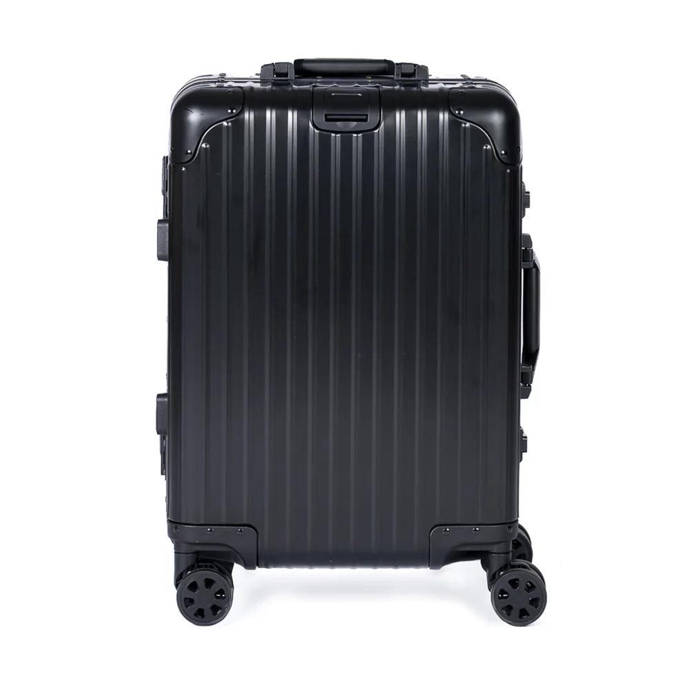 Mala de Viagem Pequena de Bordo 10 kg em Aluminio Dubai Colors Maloa Preto
