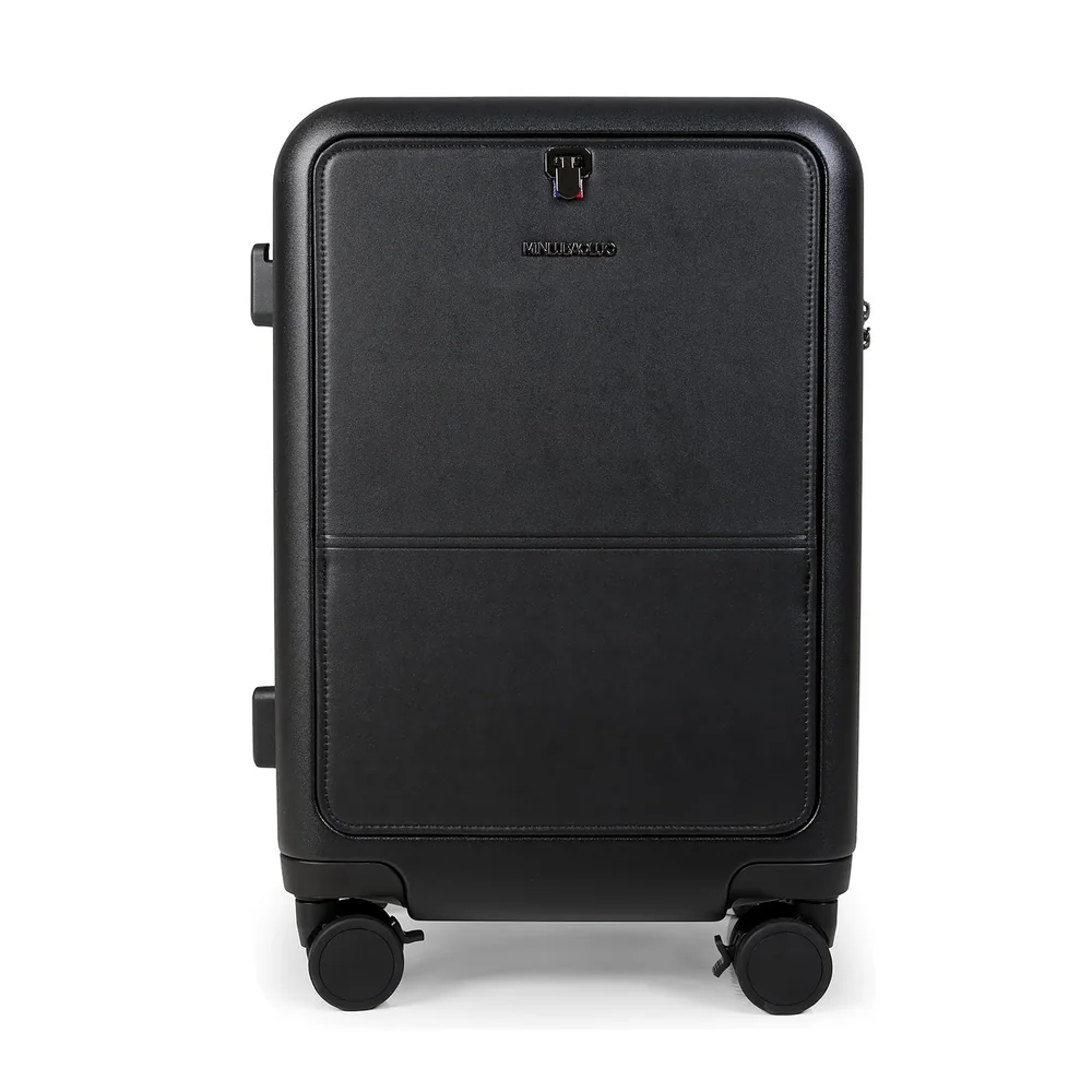 Mala De Viagem Pequena De Bordo 10 Kg Policarbonato França Maloa Preto