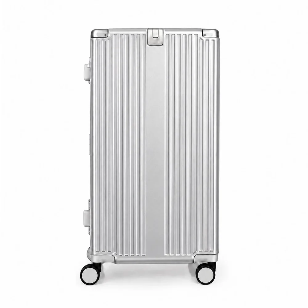 Mala De Viagem Baú Grande 32kg Policarbonato Holanda Maloa Prata
