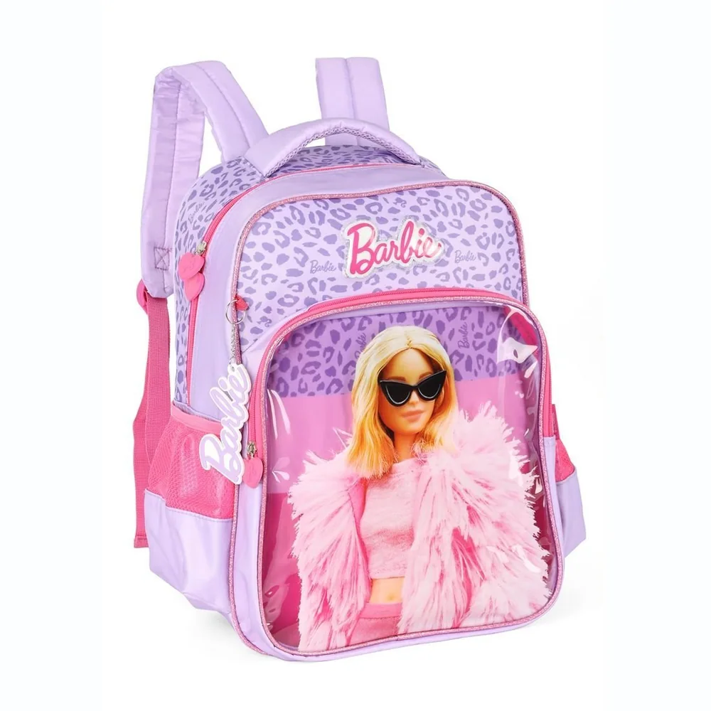 Mochila Escolar Infantil Barbie Pink