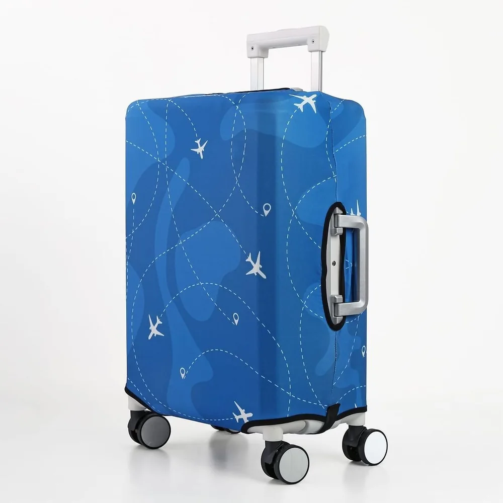 Capa De Mala Maloa Alça Tradicional Aviões Azul