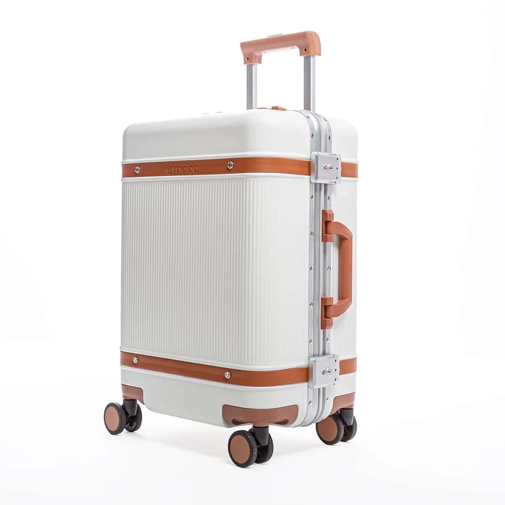 Mala de Viagem Pequena de Bordo 10kg Policarbonato Roma Maloa Branco