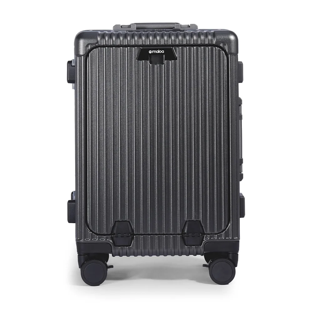 Mala de Viagem Pequena de Bordo 10 kg em Policarbonato Suécia Maloa Chumbo