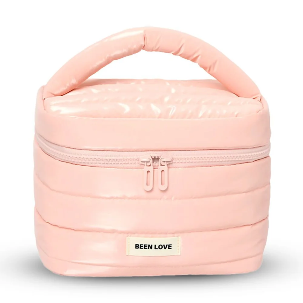 Nécessaire De Viagem Multifuncional Puffer Maloa Rosa