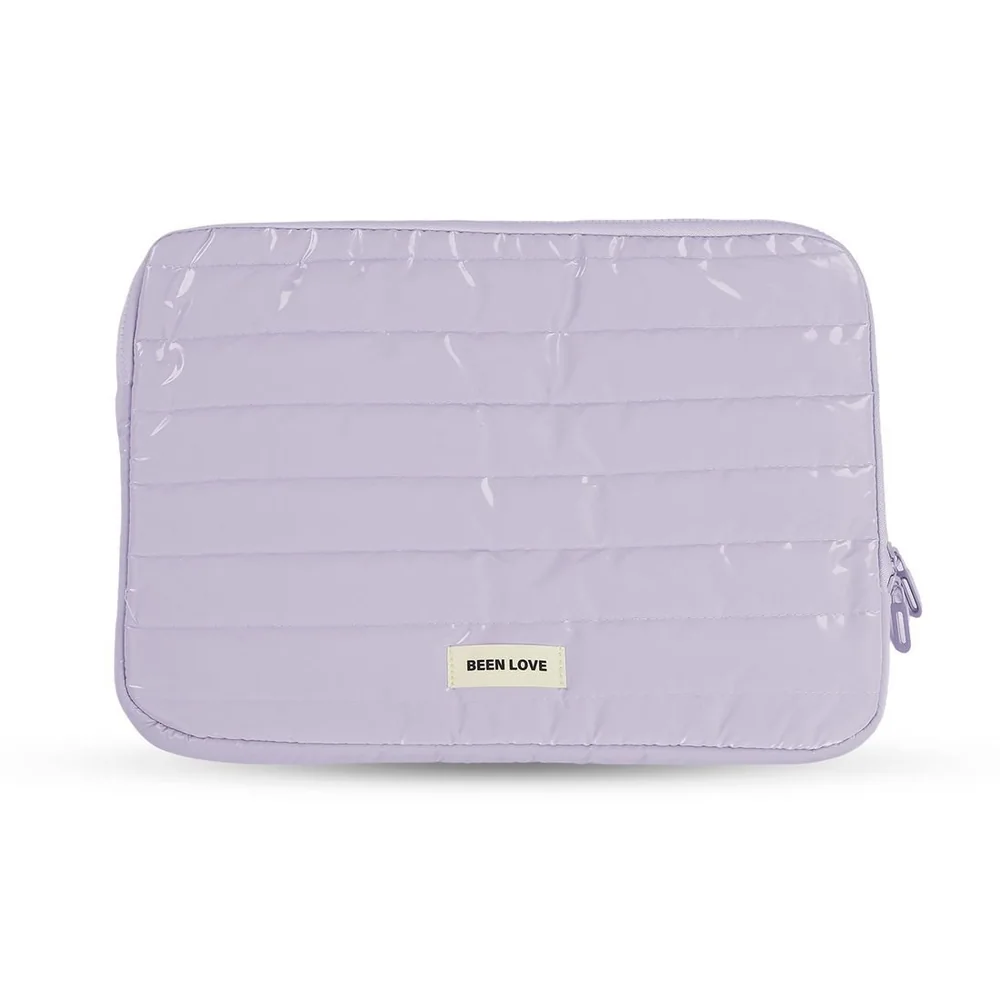 Porta Notebook 14 Polegadas Multifuncional Puffer Maloa Lilás