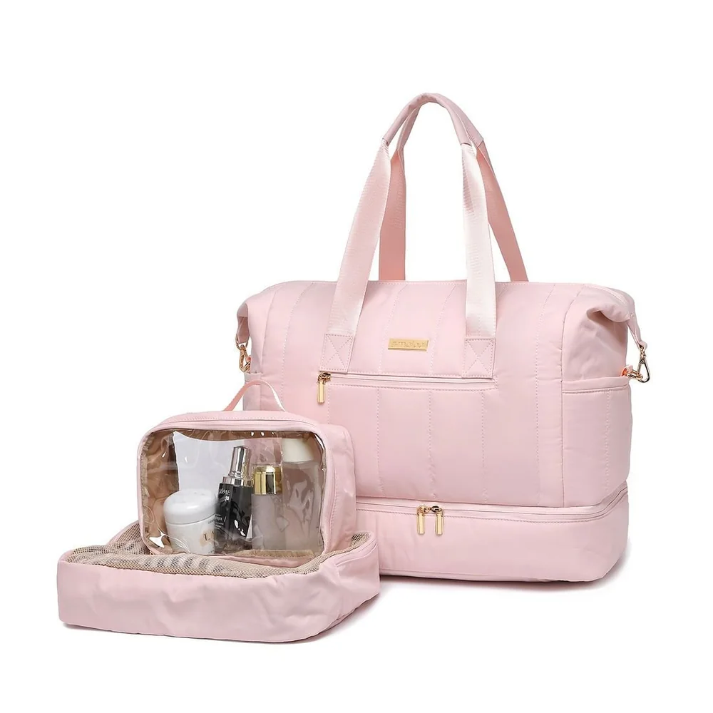 Bolsa De Viagem Em Poliéster Multifuncional Nomad Maloa Rosa